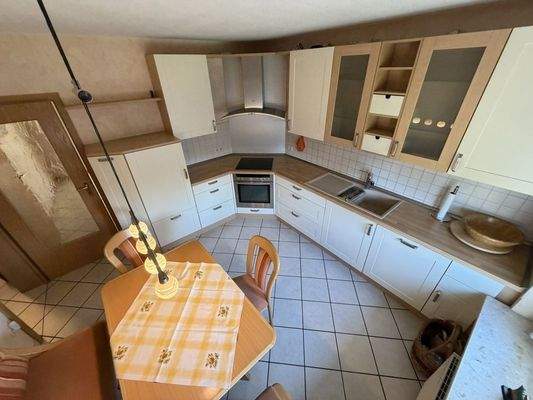 Küche mit Sitzbereich