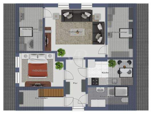 Grundriss Dachgeschoss