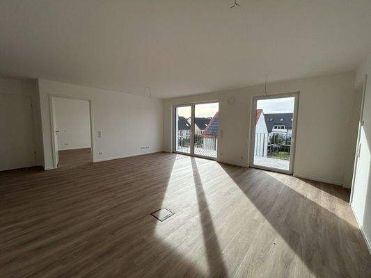 Offener Wohn-, Ess- und Kochbereich 