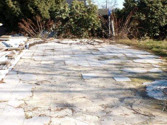 5 Blick auf die Terrassenfläche (Gartenterrasse)