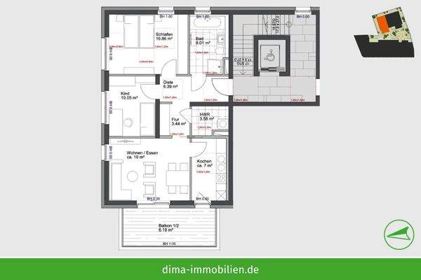 Option separate Küche