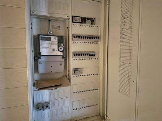 Blick zur elektr. Verteilung