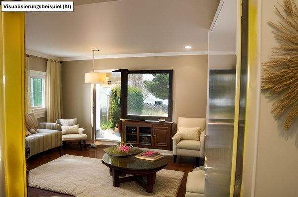 Wohnen als Einrichtungsbeispiel (von KI erstellt)