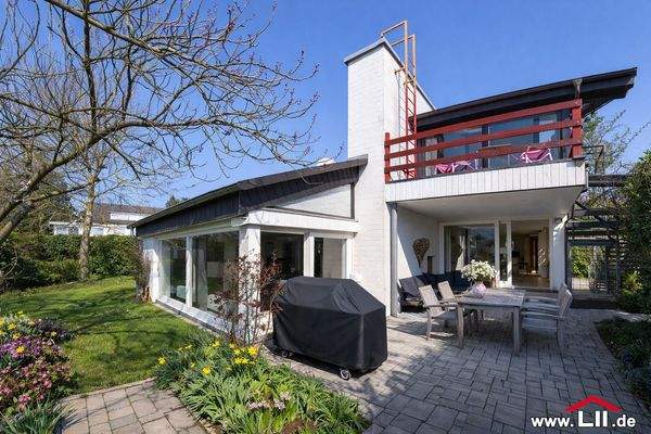 Haus und Gartenterrasse