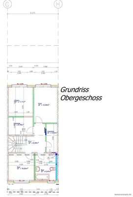 Grundriss Obergeschoss (bemaßt)