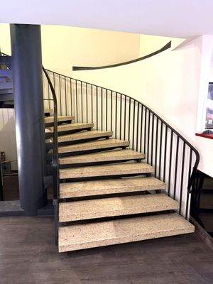 Treppe ins 1. Obergeschoss