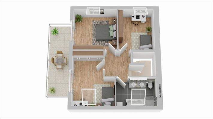 Grundriss DG DHH hinten 