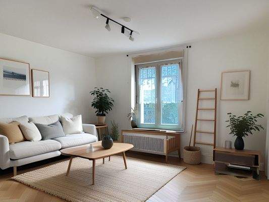 Wohnzimmer Illustration