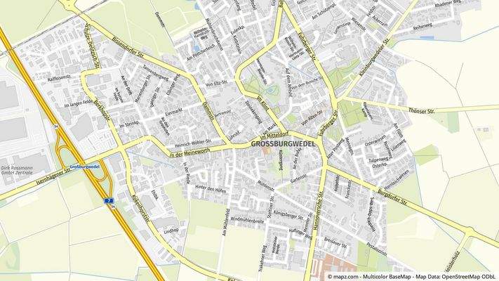 Geolyzer Kartenausschnitt