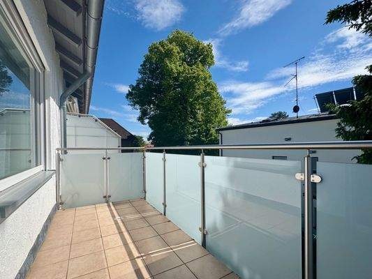 2 Balkone Richtung Westen