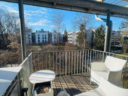 Balkon nach Süd-Westen