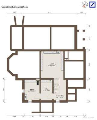 Grundriss Stadtvilla Keller