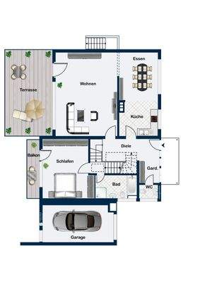 Grundriss Erdgeschoß