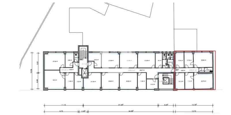 1. Obergeschoss mit ca. 100 m²