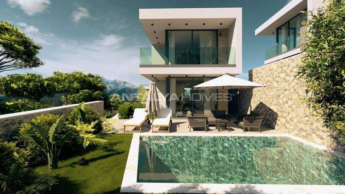 Elegant Villas with Private Pool and Garden in Kalkan
