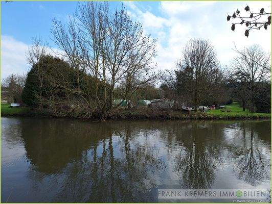 Grundstücksgrenze an der Erft