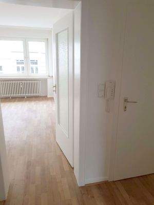 Blick ins Wohnzimmer