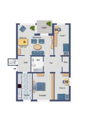 Mettmann Danziger_Str 4 Zimmer