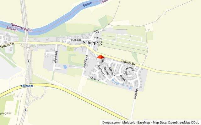 Geolyzer Kartenausschnitt