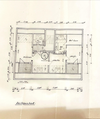 Grundriss DG aktuell mit Wendeltreppe