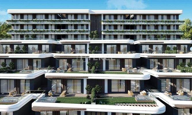 Sea-View Flats with Private Garden Terraces in Çeşme