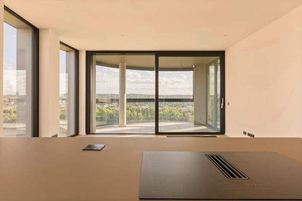 Blick aus der Küche...