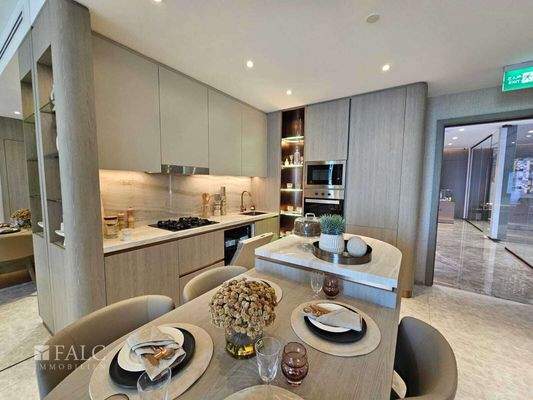 Essbereich und offene Küche