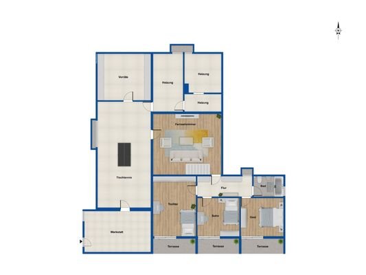 Grundriss Untergeschoss