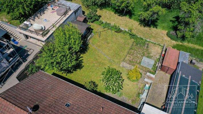 Luftbild Garten