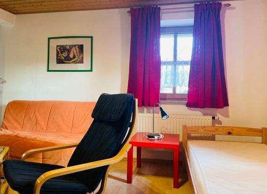 Schlafbereich in der 1. Ferienwohnung
