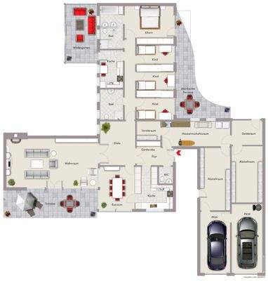 ... alles auf einer Ebene