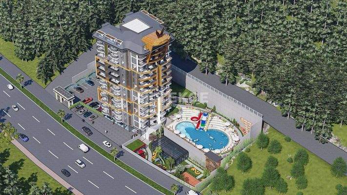 Flats within Complex in Tranquil Location in Alanya