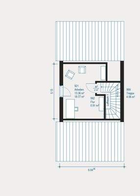 Grundriss Dachgeschoss