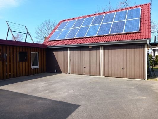 Garage mit Solarenergie