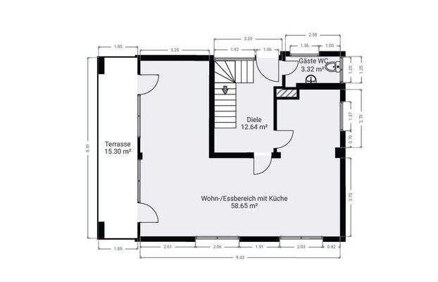 Erdgeschoss Grundriss