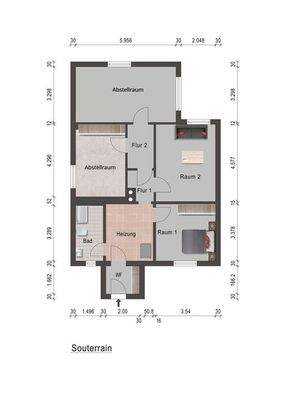 Grundriss Souterrain