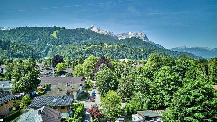 Blick vom Eck-Balkon