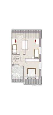 Exposeplan Dachgeschoss