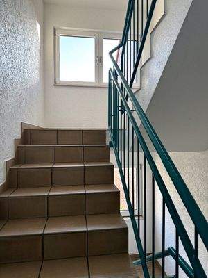 Treppe zur Wohnung