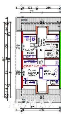 Grundriss Dachgeschoss