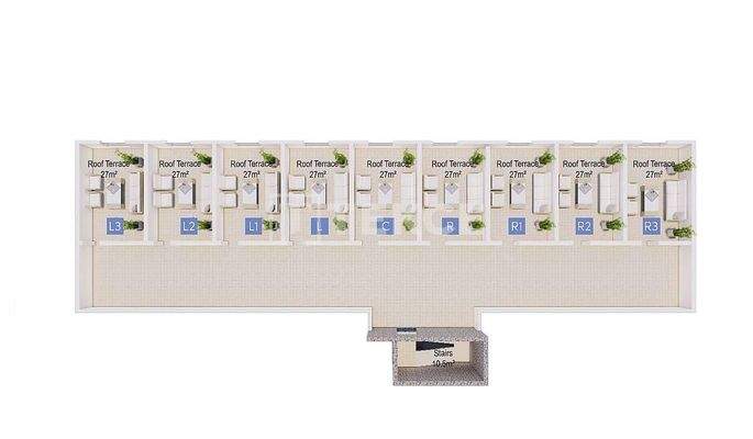 New Flats Close to the Sea in North Cyprus Gazimağusa