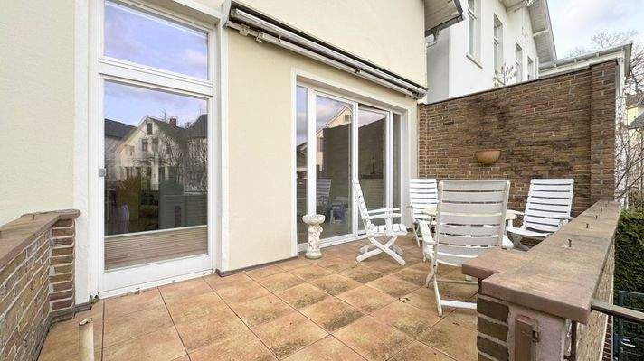 Balkon - Hochparterre-Wohnung