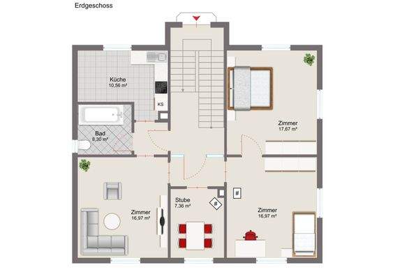 Grundriss Erdgeschoss