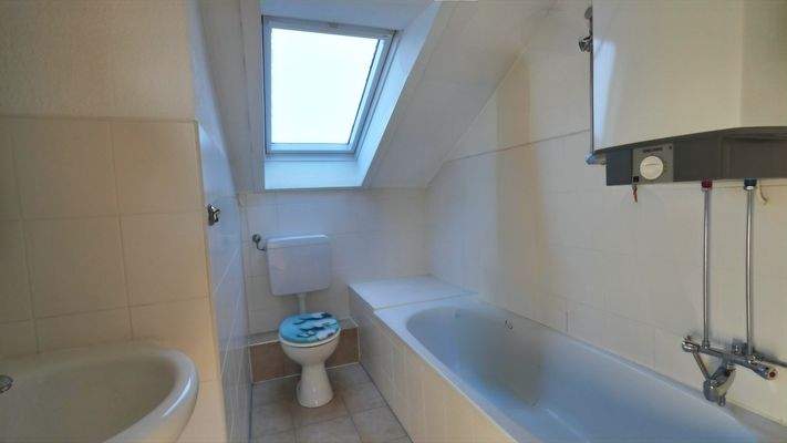 Tageslichtbad in der Dachgeschosswohnung