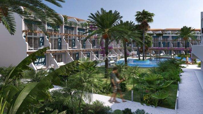 Apartments in a Seafront Complex in Girne Esentepe