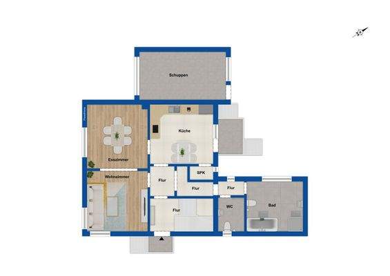 Grundriss Erdgeschoss