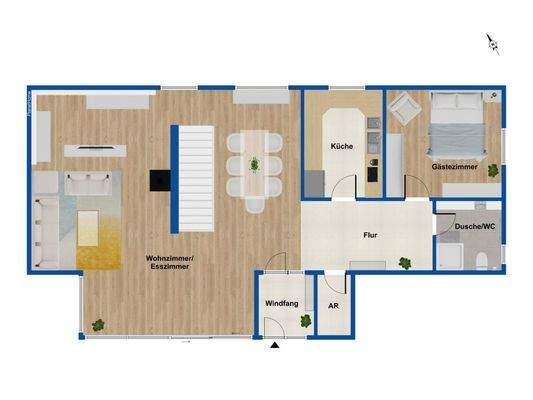 Grundriss Erdgeschoss