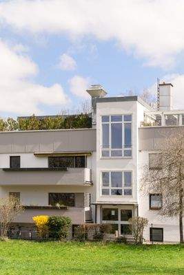 Blick auf das Gebäude