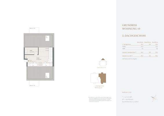 Grundriss 2. Dachgeschoss