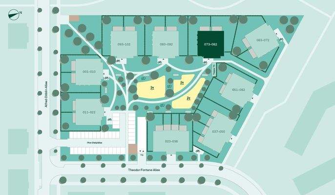 Lage der Eigentumswohnung im Quartier